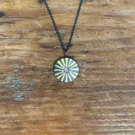 Acanthus Radiant Opal Round Pendant