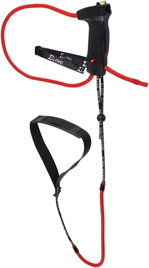 Archery Bow Trainer Draw Training Aid Device Strength Stretch Band Exerciser for Recurve Bow Compound Shooting Youth Adults Beginner Portable Bow Riser Handle
