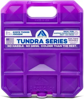 Arctic Ice Tundra Series Long Lasting Reusable Ice Pack - 5 Fahrenheit Cooling Point - Designed to Maintain Freezer-Like Temperatures in Coolers