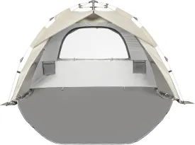 Beach Sun Shade Pop Up, Easy Pop Up Sun Shelter, Removable Floor Instant Beach Tent, UPF 50 , Size XL for Family 3 to 4 Person