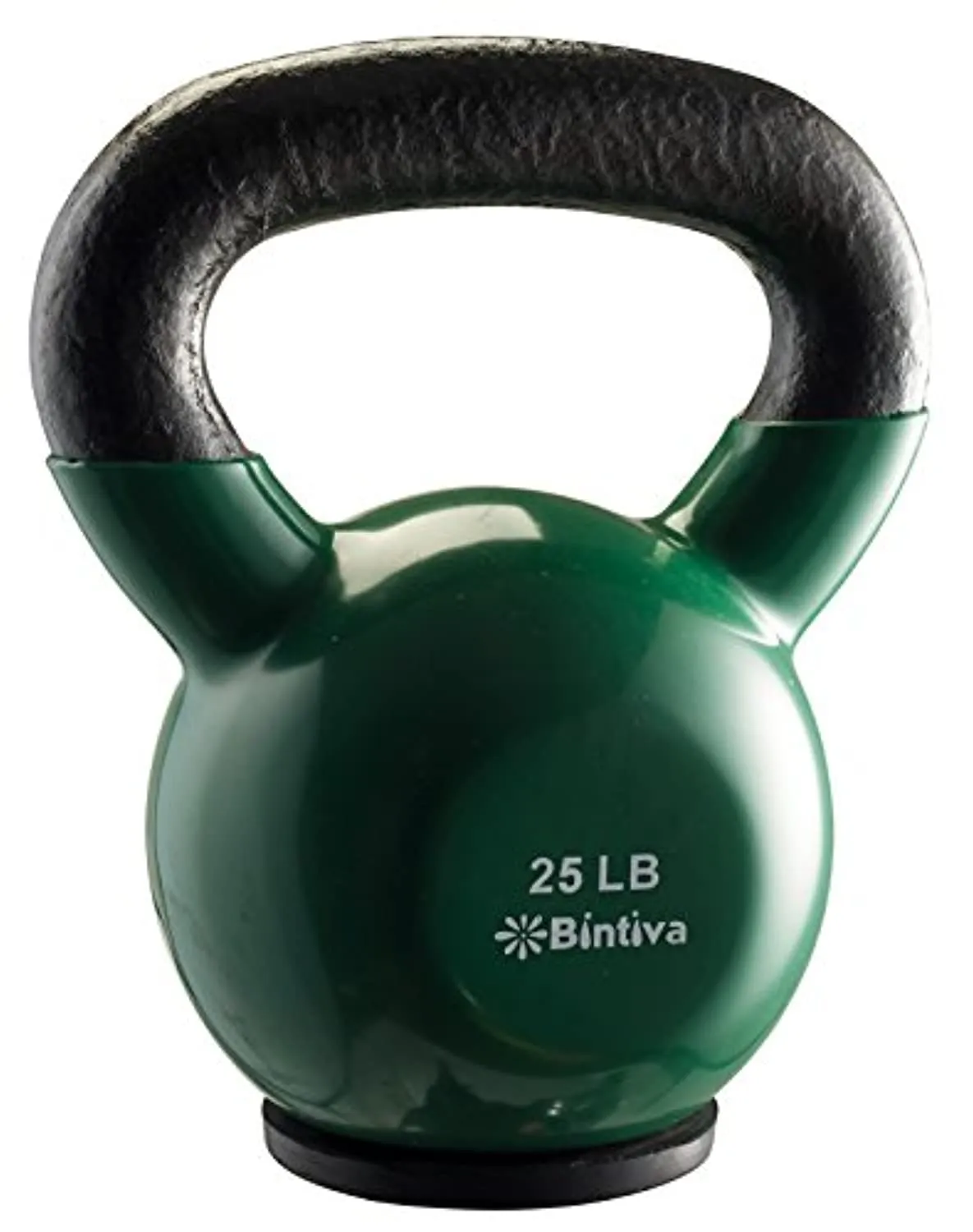 bintiva Kettlebells - Professional Grade, Vinyl Coated, Solid Cast Iron Weights with a Special Protective Bottom