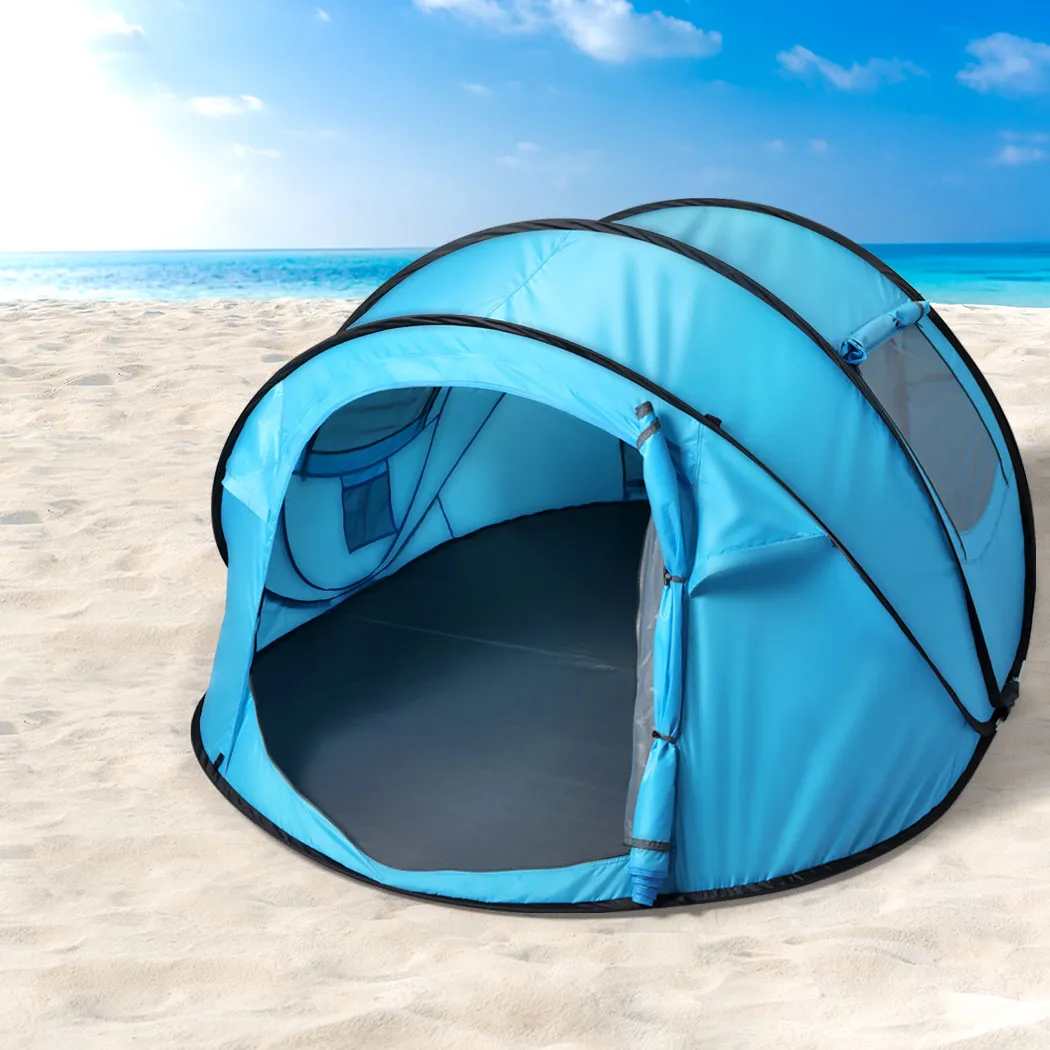 Camping Tent Pop-Up Beach Outdoor Family Portable Dome - 4 Person