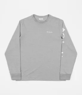Columbia North Cascades Long Sleeve T-Shirt - Columbia Grey Heather / White