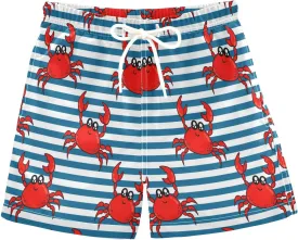 Dussdil Boy's Swim Trunks Kid's Toddler Swim Board Shorts Bathing Suits Swimwear Swimsuit for Boy