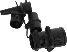 Inflatable Boat Air Valve Adapter Sup Pump Converter Kayak Valve Adapter Compact Portable Quick Inflation