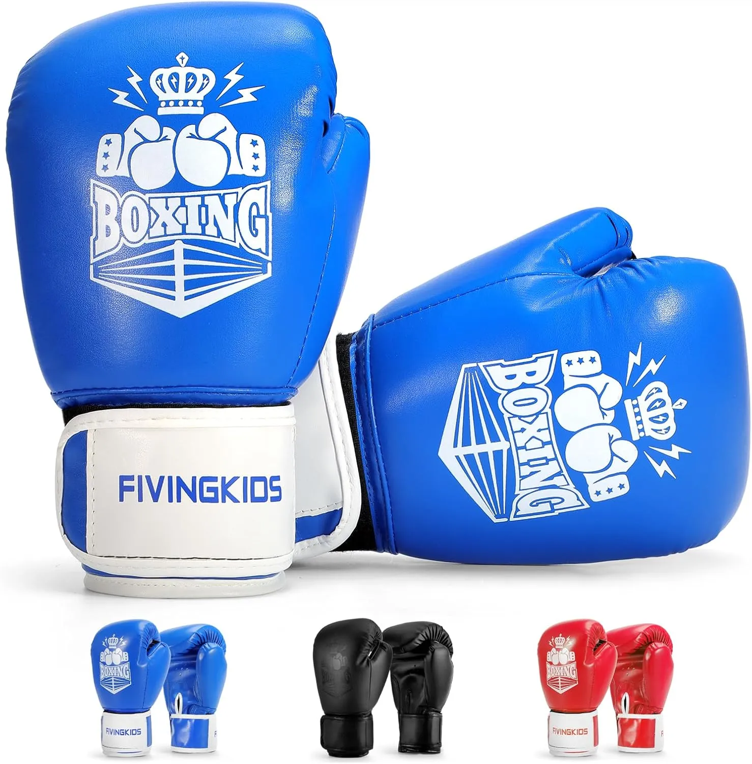 Kids Boxing Gloves for Boys and Girls,Youth Boxing Training Gloves for 3-15,Kids Sparring Boxing Gloves for Punching Bag, Kickboxing, Muay Thai, MMA