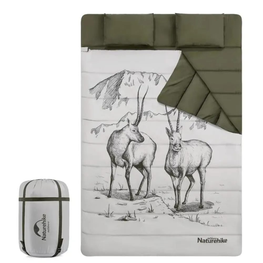 Naturehike Double Sleeping Bag with Pillows Tibetan Antelope