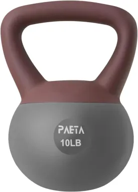 PAETA Soft Kettlebell for Home Fitness  Anti-Slip Grip & Wide Handle Design,Soft Kettlebell set, Gentle Floor-Friendly Impact  10lbs, 15lbs, 20lbs, for Home Functional Training