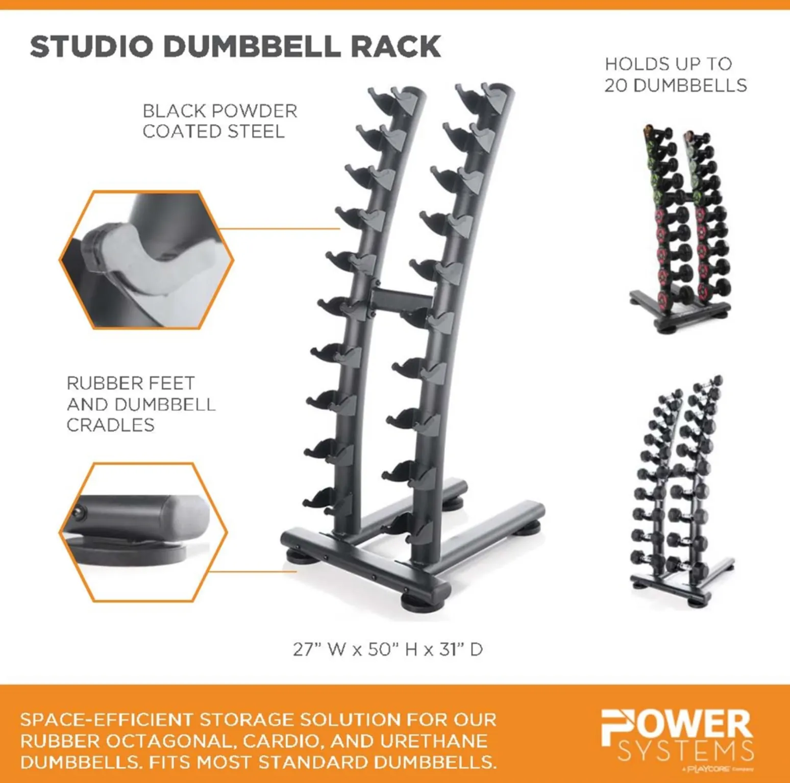 Power Systems Studio Dumbbell Rack
