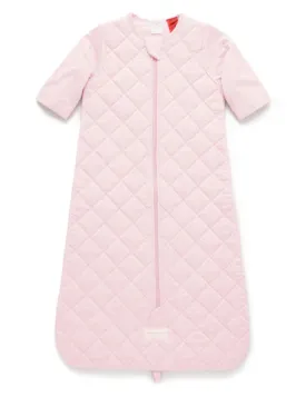 Purebaby Organic Long Sleeve Sleepbag 2 TOG - Soft Pink Melange