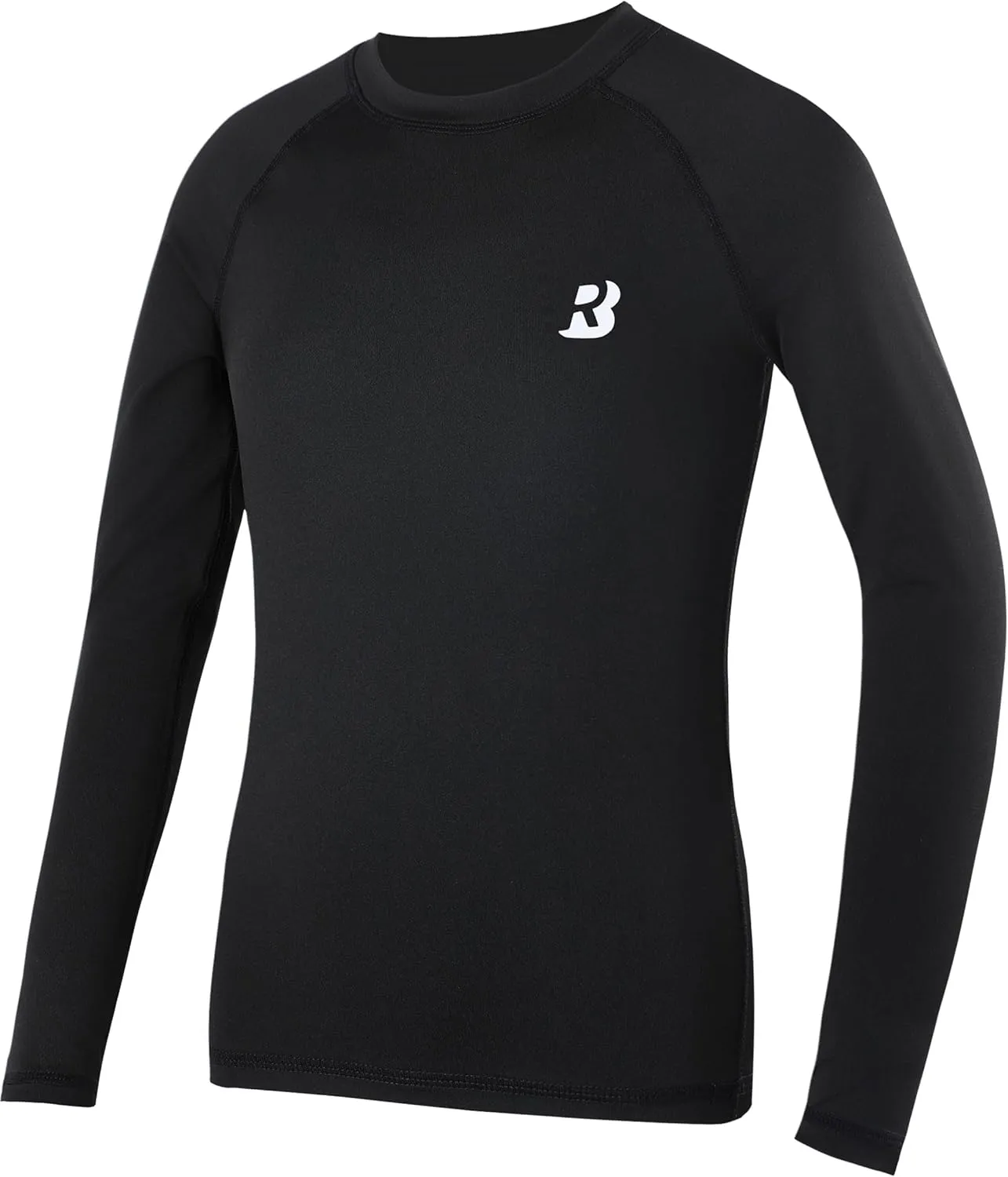 Roadbox Boys Youth Compression Shirts - Long Sleeve Athletic Undershirt Kids Quick Dry Base Layers for Baseball Soccer
