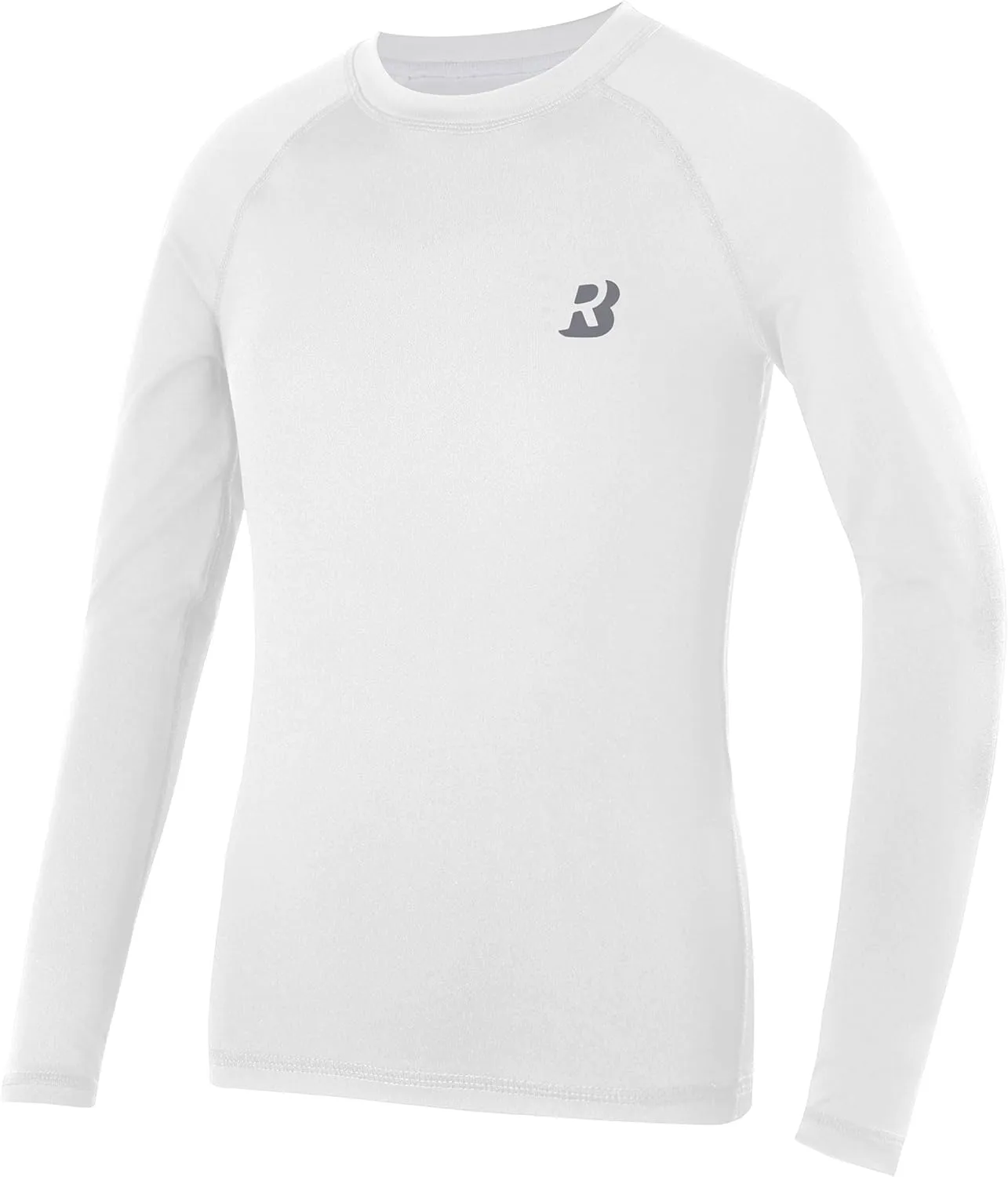 Roadbox Boys Youth Compression Shirts - Long Sleeve Athletic Undershirt Kids Quick Dry Base Layers for Baseball Soccer