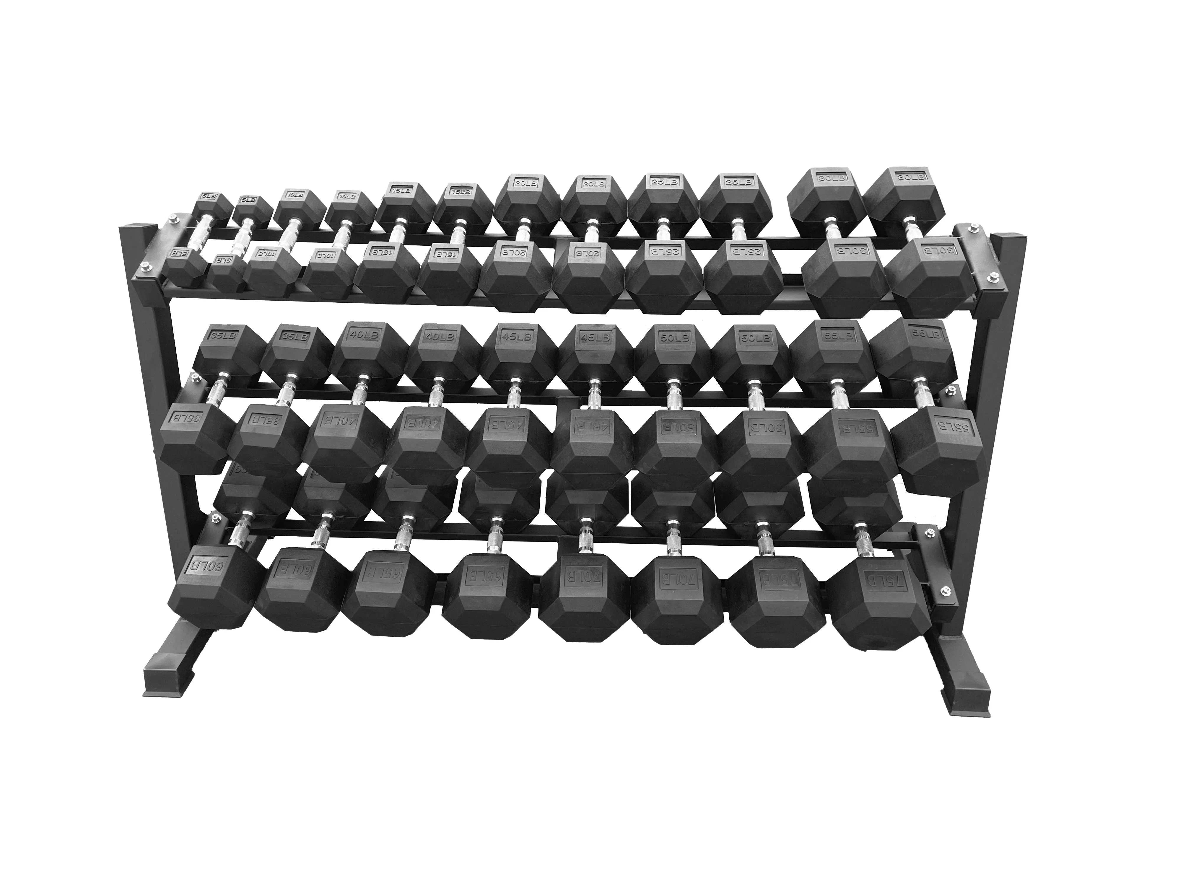 Rubber Hex Dumbbells Sets