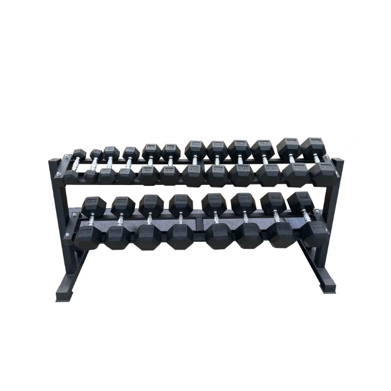 Rubber Hex Dumbbells Sets