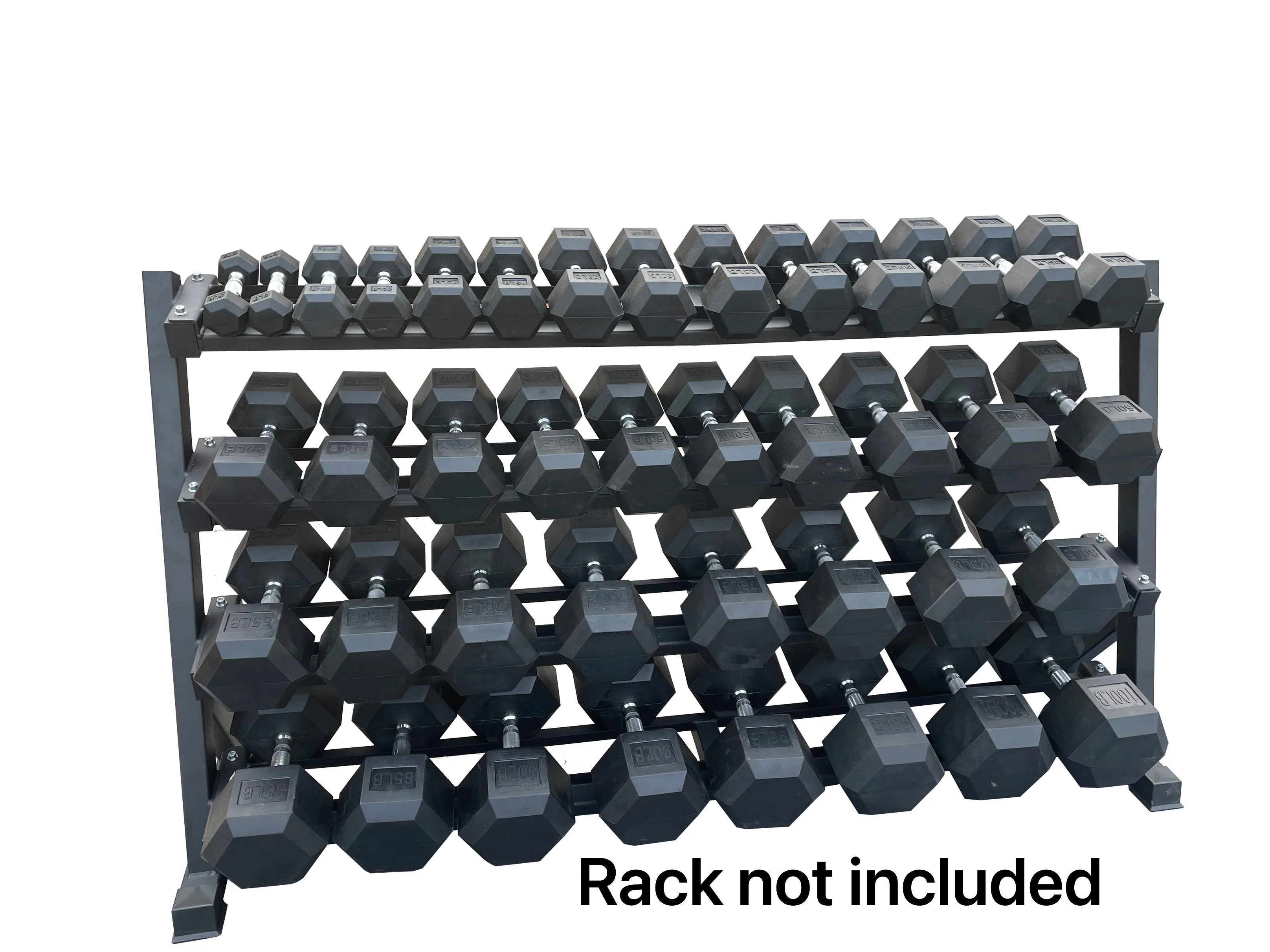 Rubber Hex Dumbbells Sets