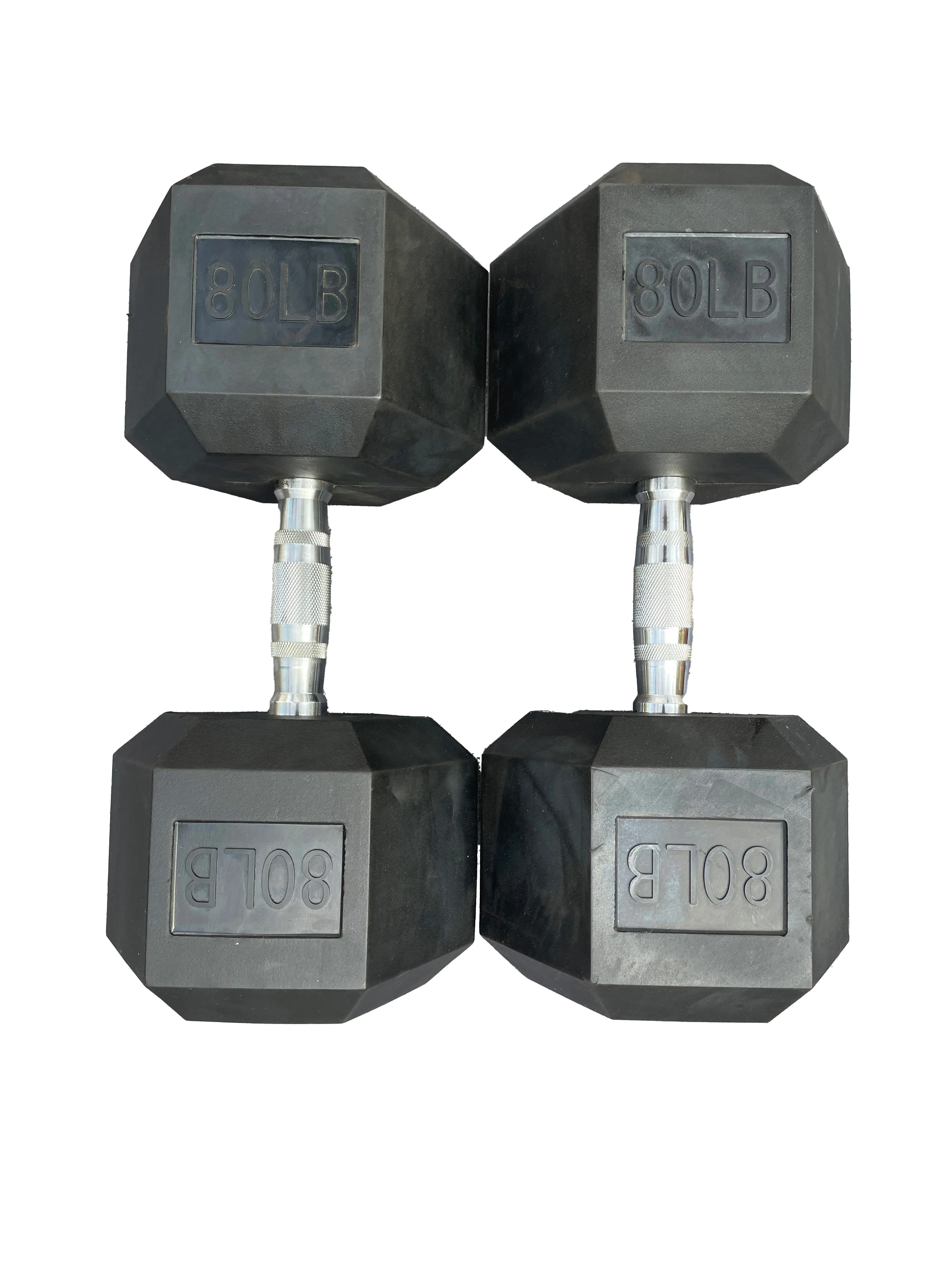 Rubber Hex Dumbbells Sets