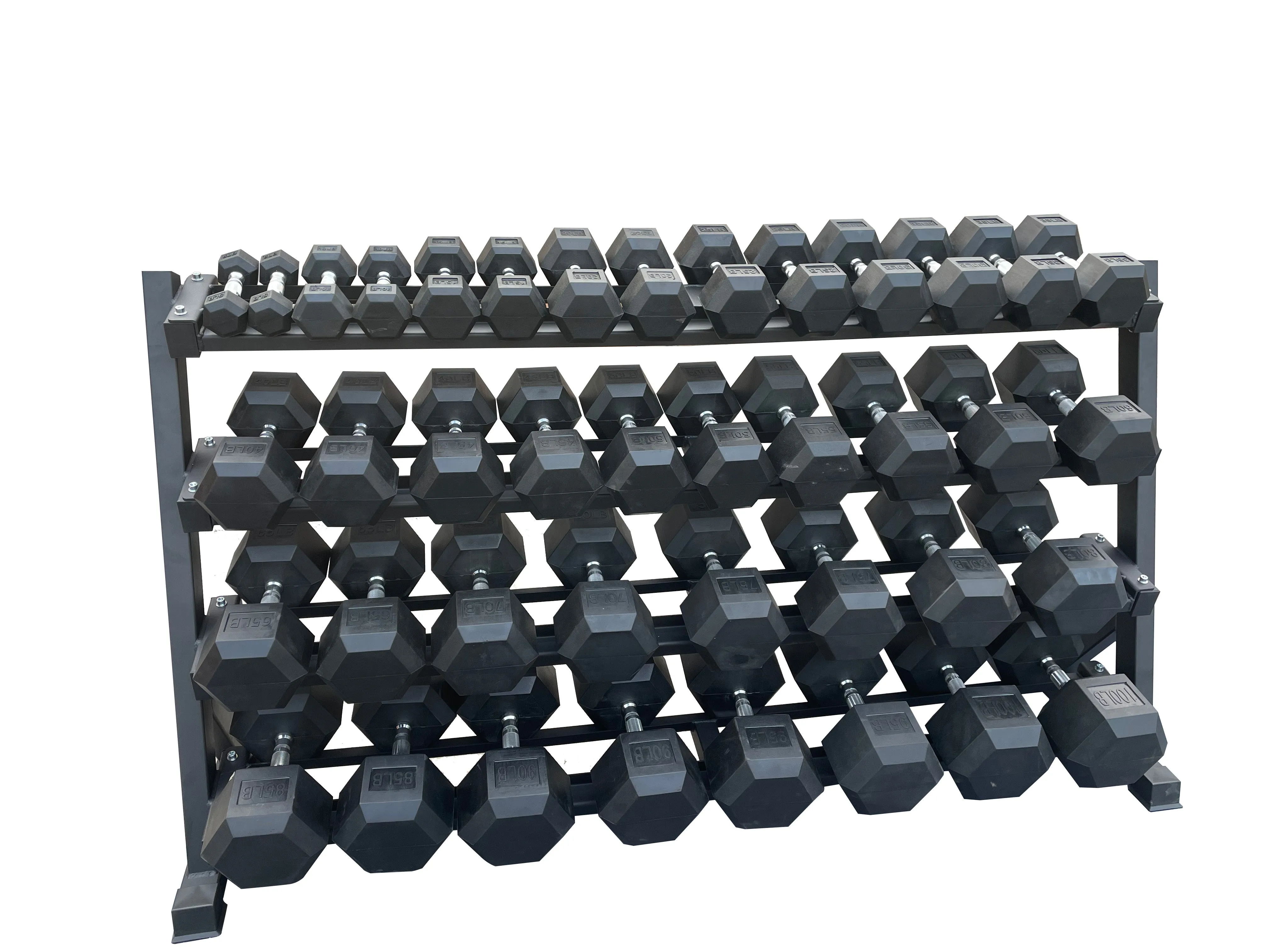 Rubber Hex Dumbbells Sets