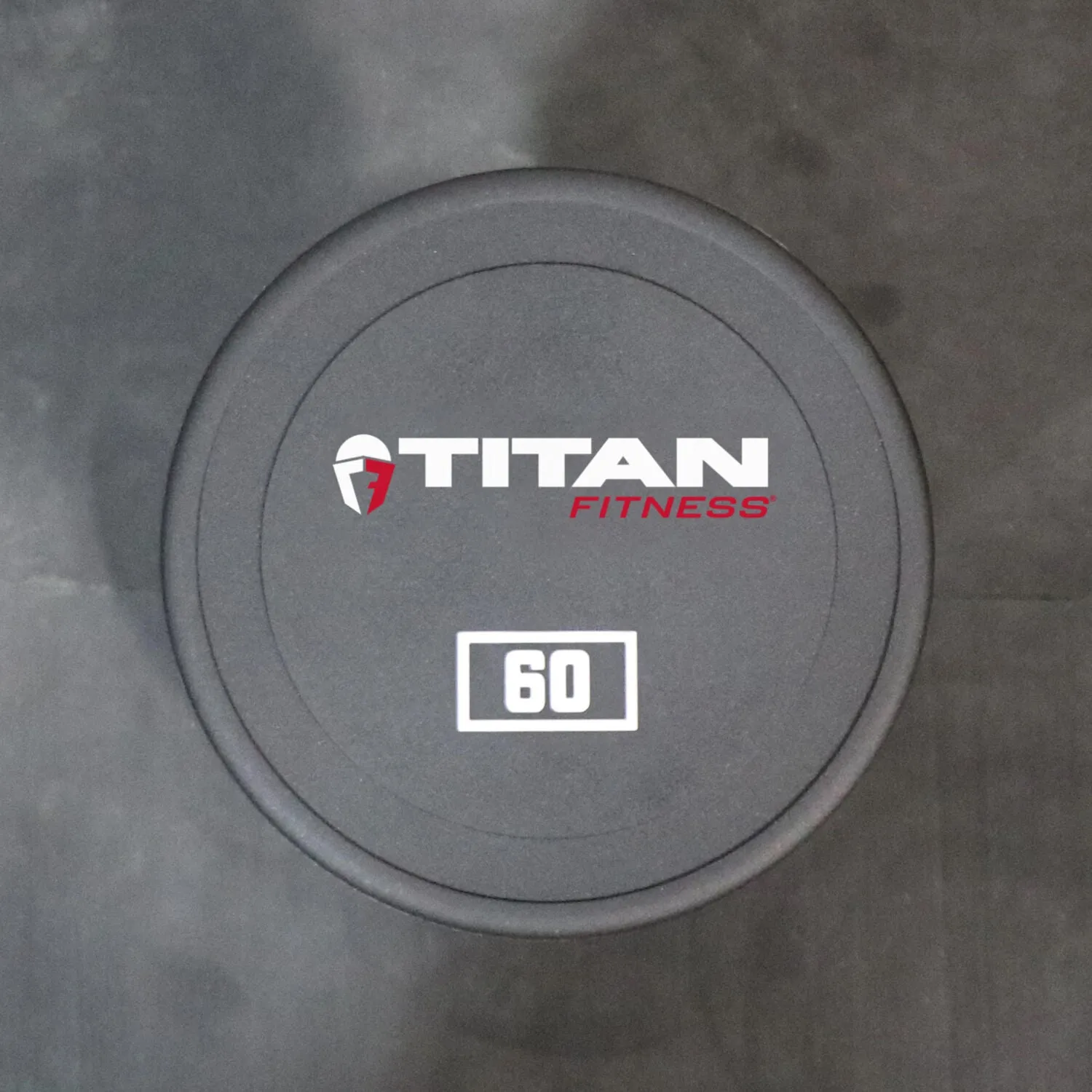 Scratch and Dent - 60 LB Single Round Urethane Dumbbell - FINAL SALE