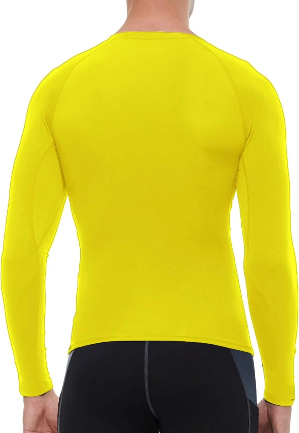 SPVISE 1 or 3 Pack Men's Compression Shirts Long Sleeve Workout Gym T-Shirt Running Top Cool Dry Sports Baselayer Undershirts