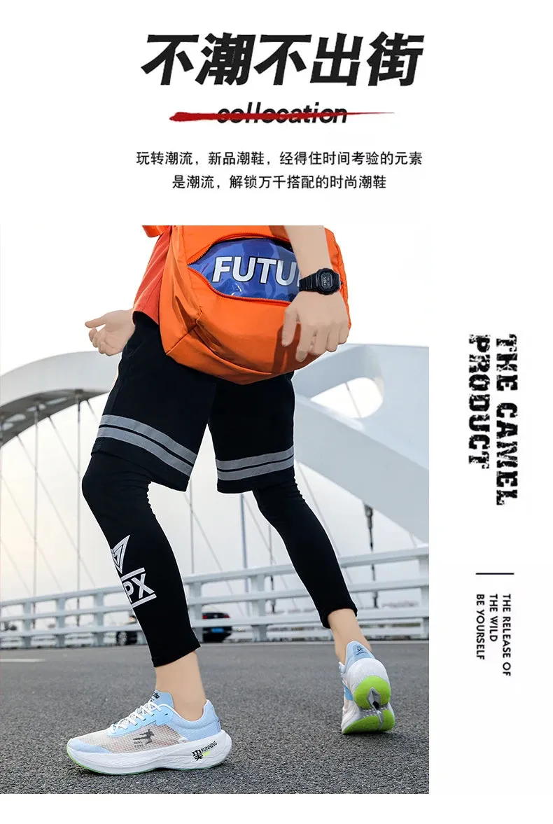 Super Light running shoes man P 2 full Palm Carbon Board running shoes race professional marathon sports shoes