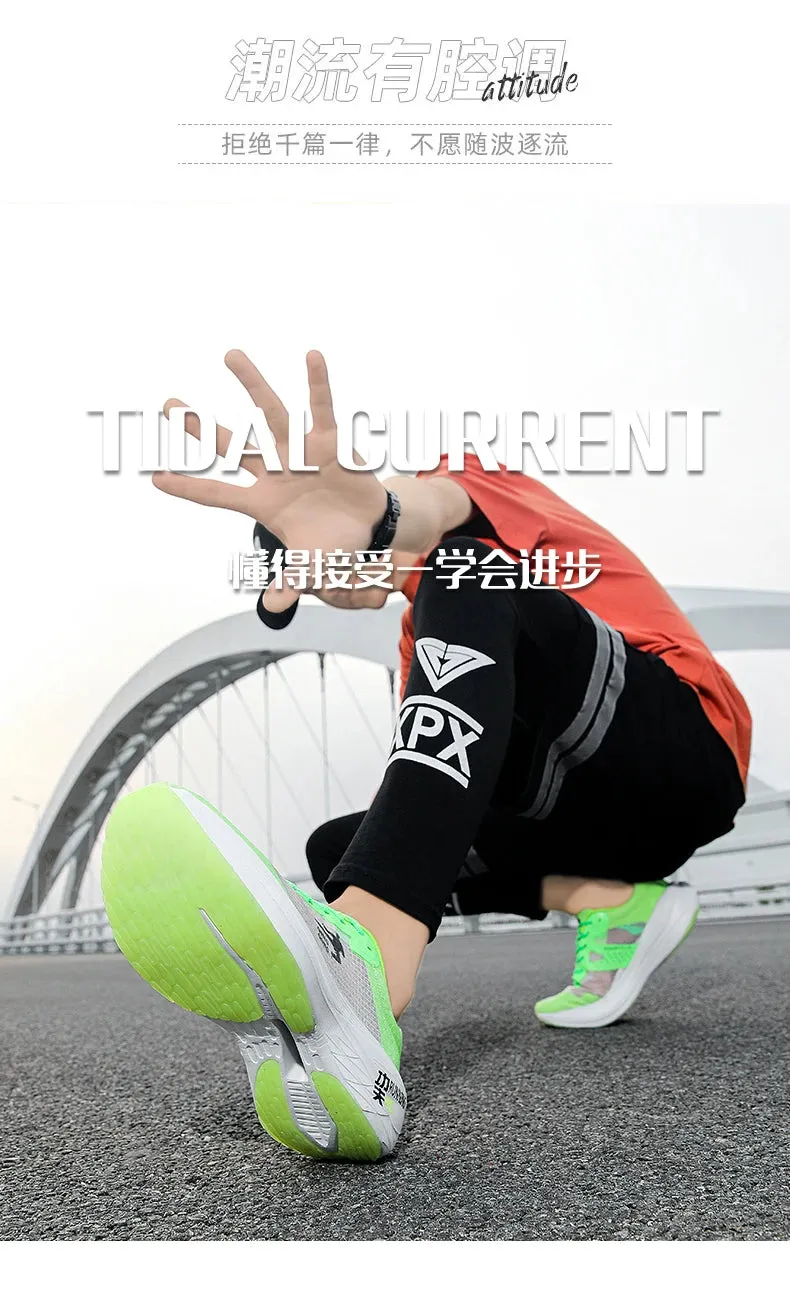 Super Light running shoes man P 2 full Palm Carbon Board running shoes race professional marathon sports shoes