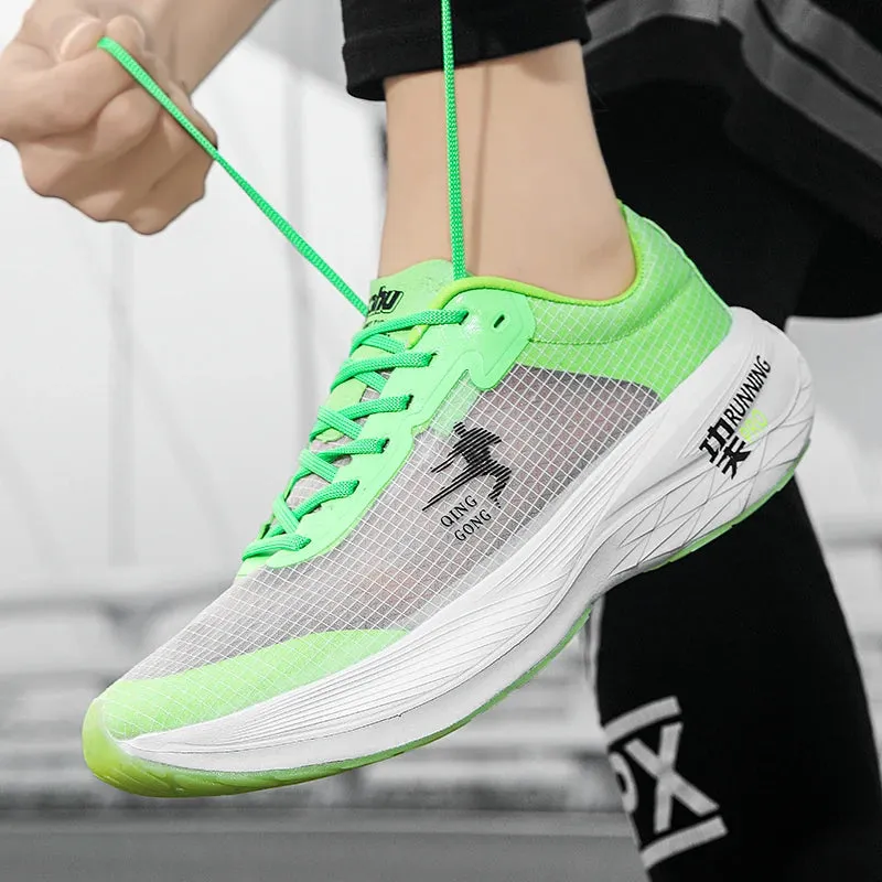 Super Light running shoes man P 2 full Palm Carbon Board running shoes race professional marathon sports shoes