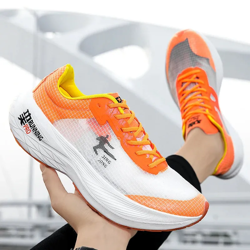 Super Light running shoes man P 2 full Palm Carbon Board running shoes race professional marathon sports shoes