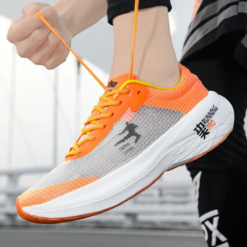 Super Light running shoes man P 2 full Palm Carbon Board running shoes race professional marathon sports shoes