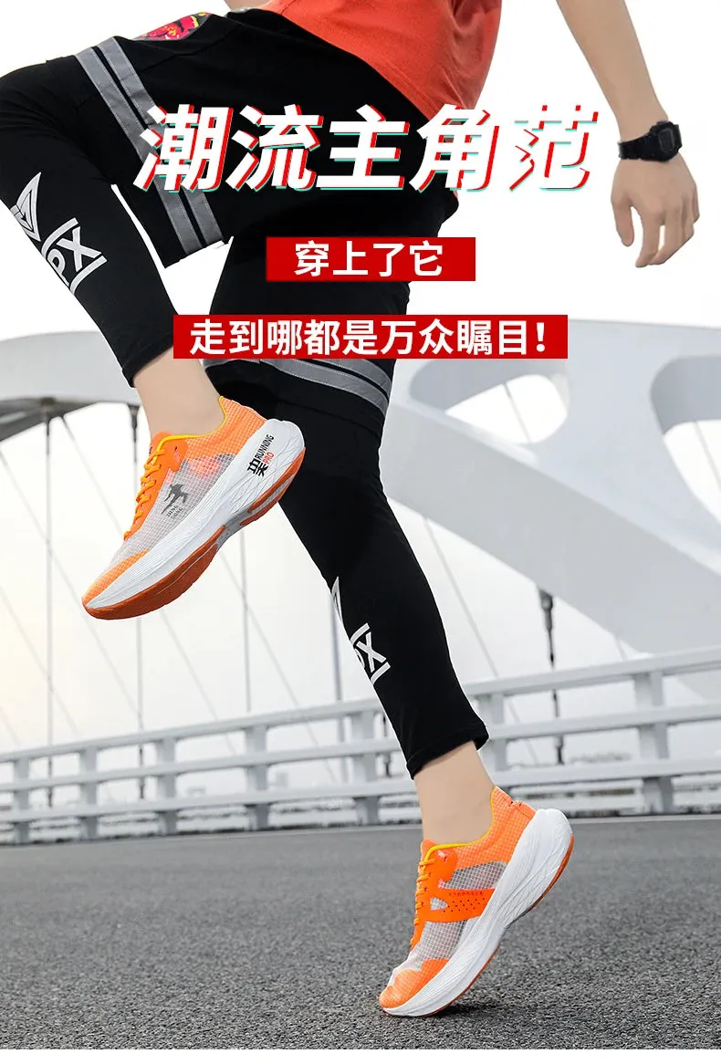 Super Light running shoes man P 2 full Palm Carbon Board running shoes race professional marathon sports shoes