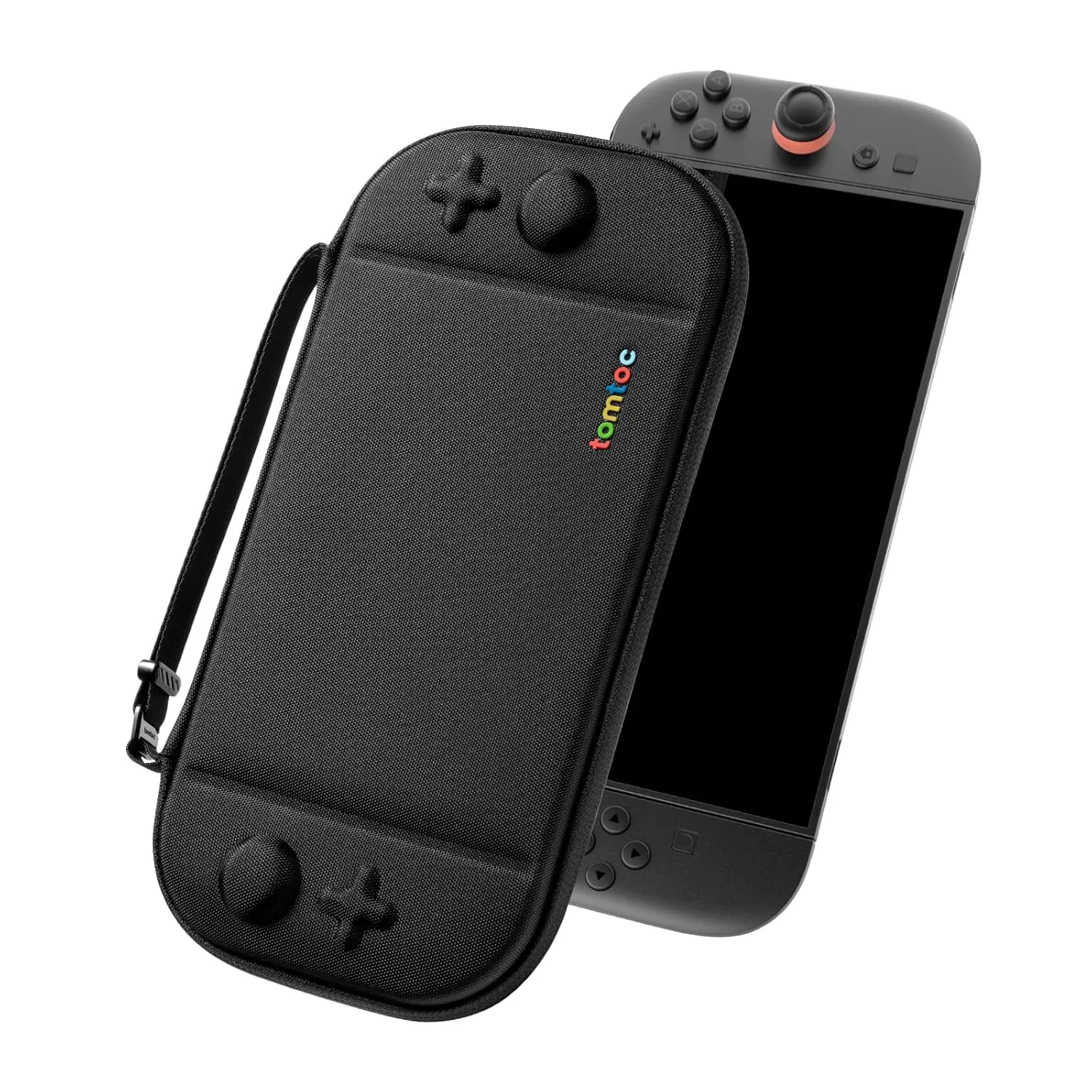 tomtoc Slim Carrying Case for Nintendo Switch 2 Model 2025, Protective Hard Shell with 12 Game Card Slots, Portable Travel Storage Case, with Original Patent and All-round Protection