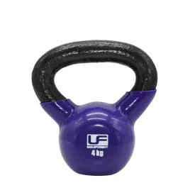 Vinyl Coated Cast Iron Kettlebell - 4KG