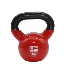 Vinyl Coated Cast Iron Kettlebell - 8KG